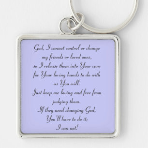 Chaveiro Eu não posso Keyring da oração