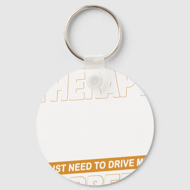 Chaveiro EU NÃO PRECISO DE TERAPIA Porsche Carrera 1984 (Frente)