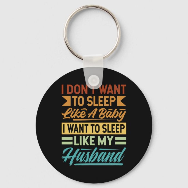 Chaveiro Eu não quero dormir como um bar (Frente)