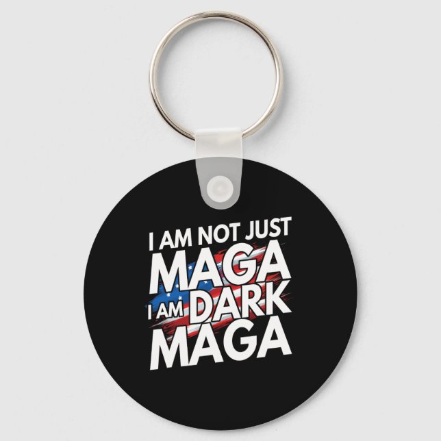 Chaveiro Eu não sou apenas o "Dark Trump 2024" (Frente)