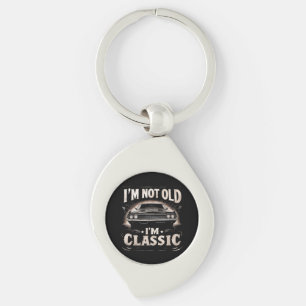 Chaveiro Eu não sou velho, eu sou clássico... retro Vintage