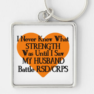Chaveiro Eu Nunca Sabia Qual Força... Marido... RSD/CRPS Ke
