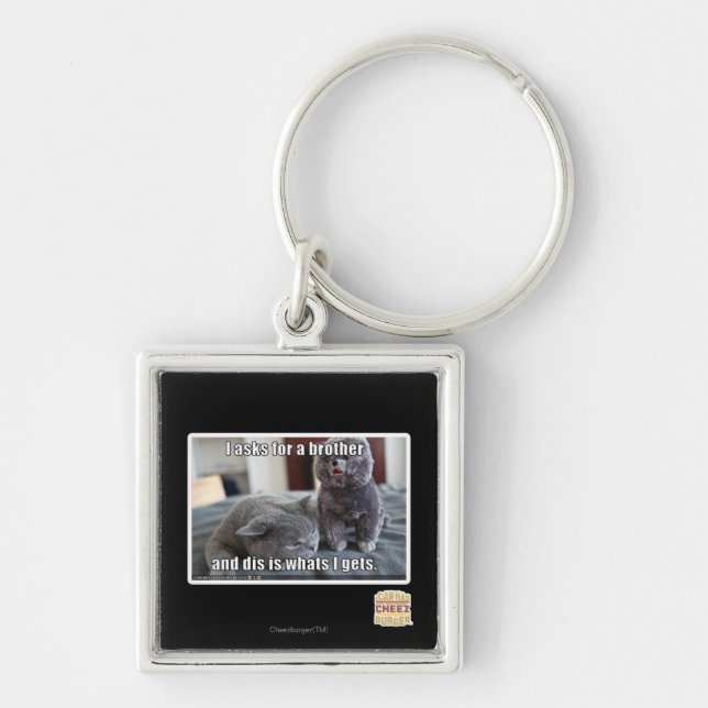 Chaveiro Eu peço um irmão (Frente)