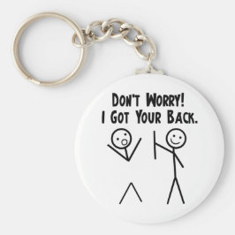 Chaveiro Eu Peguei Suas Costas!