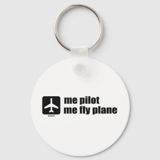 Chaveiro Eu piloto-me avião