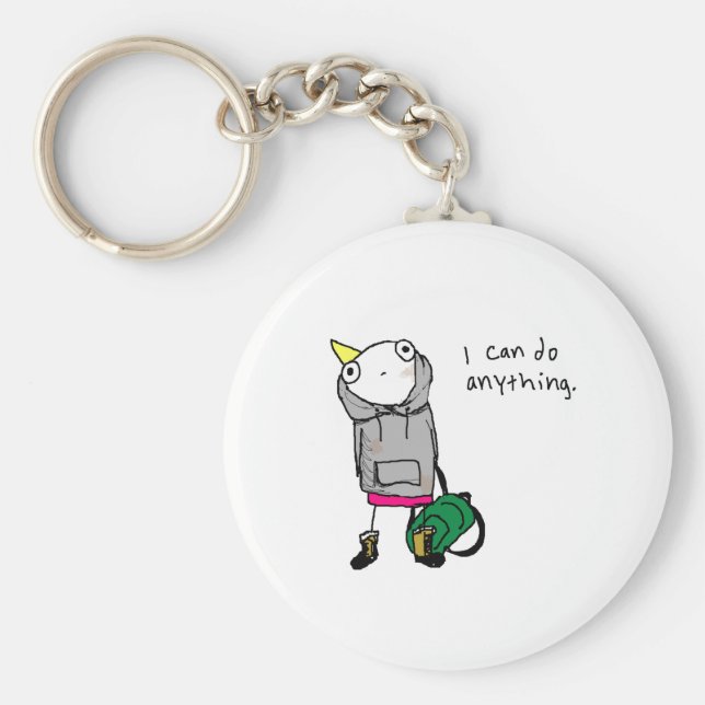 Chaveiro Eu posso fazer qualquer coisa. (Frente)