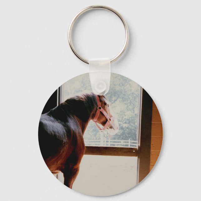Chaveiro Eu preferencialmente de andar de cavalo (Frente)