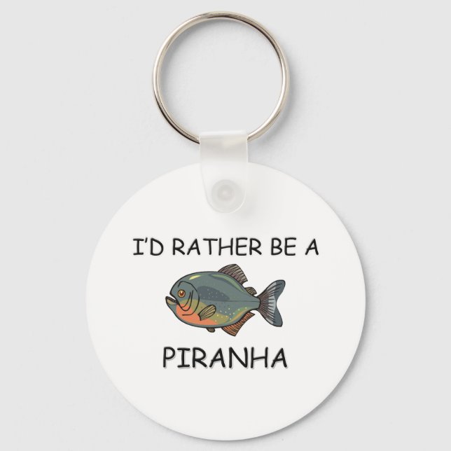 Chaveiro Eu Preferencialmente De Piranha (Frente)