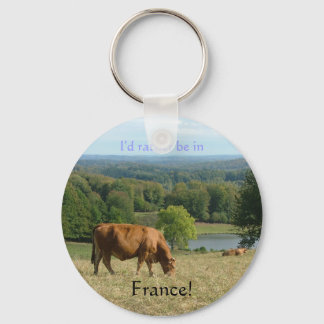 Chaveiro Eu preferencialmente estar na França com a chave
