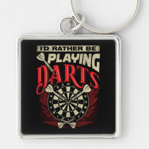 Chaveiro Eu Preferencialmente Jogando Darts Premium