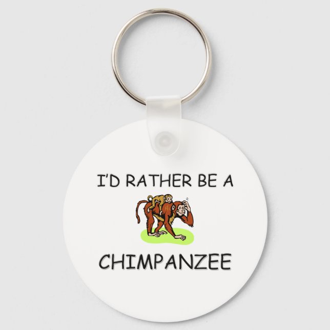 Chaveiro Eu Preferencialmente Ser Um Chimpanzé (Frente)