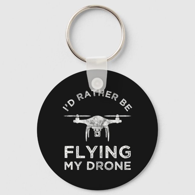 Chaveiro Eu Preferencialmente Voando Meu Drone (Frente)