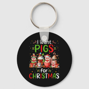 Chaveiro Eu Quero Porcos Para Café De Natal Farmer