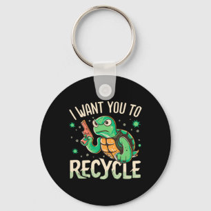 Chaveiro Eu Quero Que Você Reciclar O Esquadrão De Ativismo