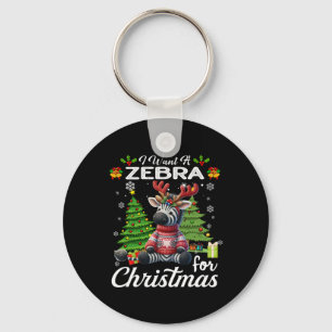 Chaveiro Eu Quero Um Zebra Para Os Presentes De Natal