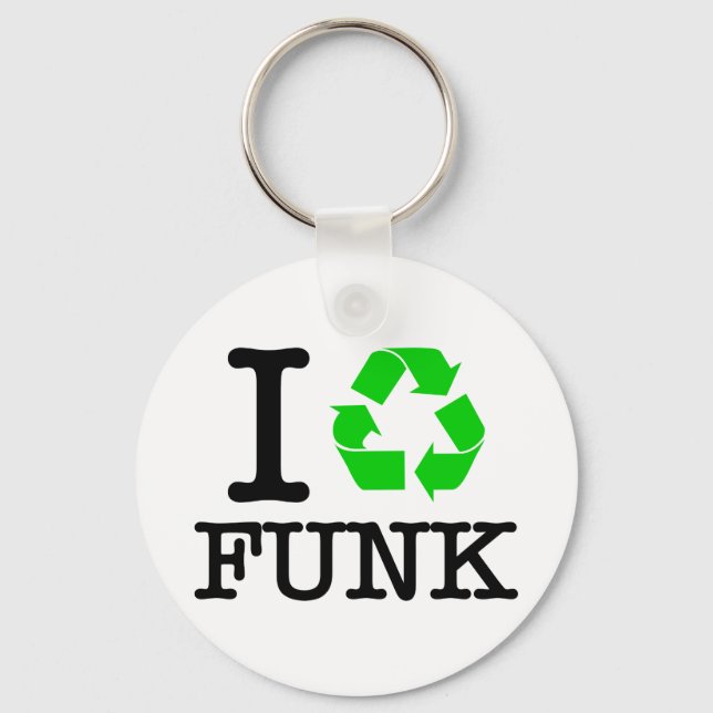 Chaveiro Eu Reciclar Funk (Frente)