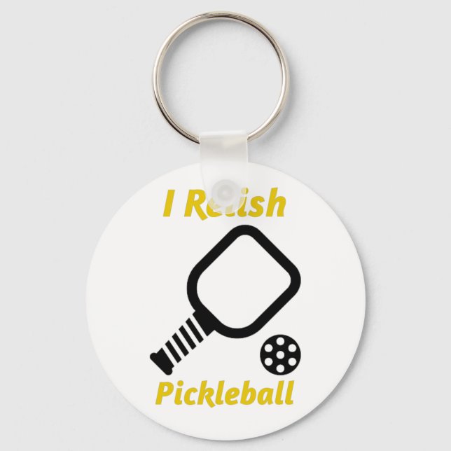 Chaveiro Eu Relaxo Pickleball (Frente)