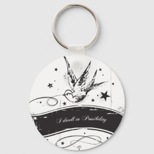 Chaveiro "Eu resido na possibilidade "