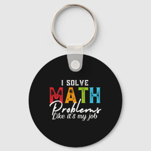 Chaveiro Eu Resolvo Problemas de Matemática Como Se Fosse M