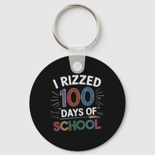 Chaveiro Eu Rizzei 100 Dias De Escola Engraçada 100º Dia De