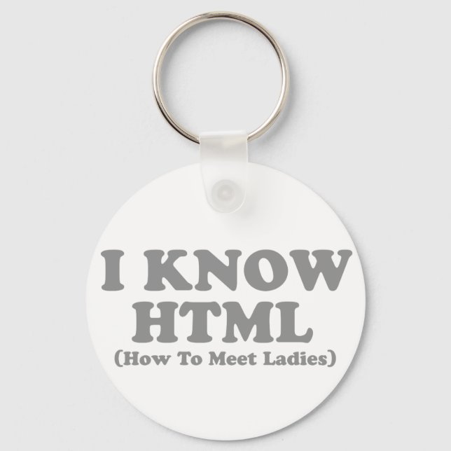 Chaveiro Eu sei html (Frente)
