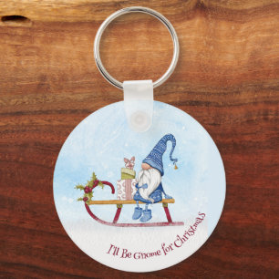 Chaveiro Eu serei o Gnomo para o Natal Feriado