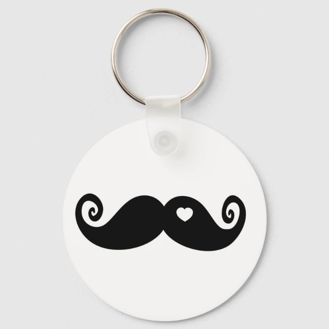 Chaveiro Eu simplesmente amo o bigode (Frente)