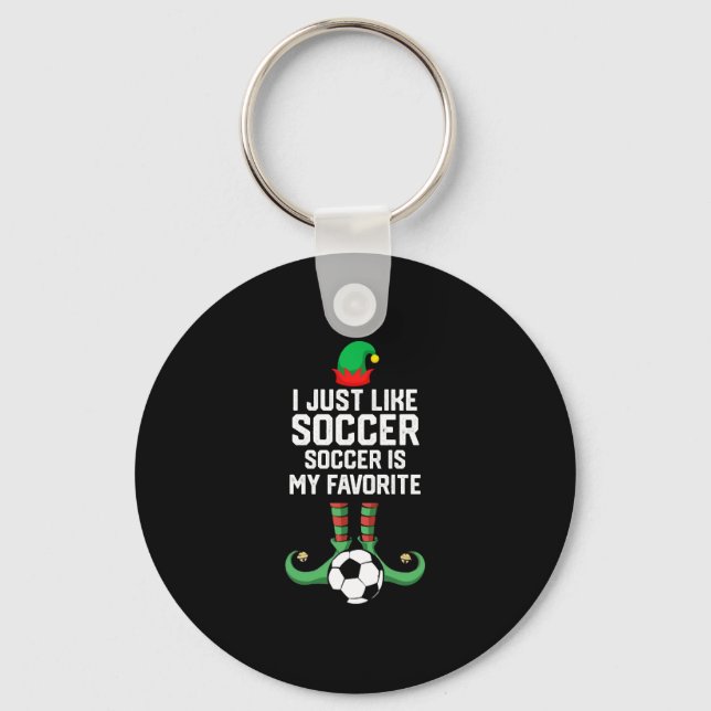Chaveiro Eu Só Gosto De Futebol - Futebol Engraçado (Frente)