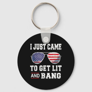 Chaveiro Eu Só Vim Para Lit & Bang 4 De Julho