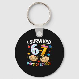 Chaveiro Eu Sobrevivi 67 Dias De Aula Design De Professor L