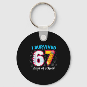 Chaveiro Eu Sobrevivi 67 Dias De Escola Engraçado 67 Profes