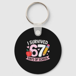 Chaveiro Eu Sobrevivi 67 Dias De Escola Piada Meme Aluno Pr