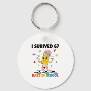 Chaveiro Eu Sobrevivi 67 Dias De Escola Seis Sete Meme Para