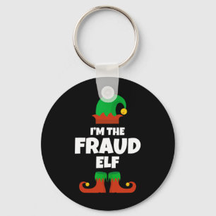 Chaveiro Eu sou a família de Elf Fraude Pajama Natal Engraç