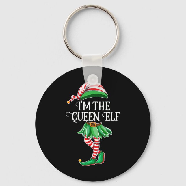Chaveiro Eu sou a Rainha Elf, a combinar com a família Paja (Frente)