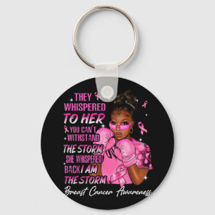 Chaveiro Eu Sou A Tempestade Mulher Negra Cancer De Mama Ro