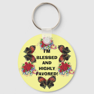 Chaveiro Eu SOU ABENÇOADO! Corrente chave