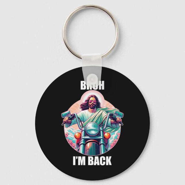 Chaveiro Eu sou Byck Jesus Engraçado Ressureção de Páscoas  (Frente)
