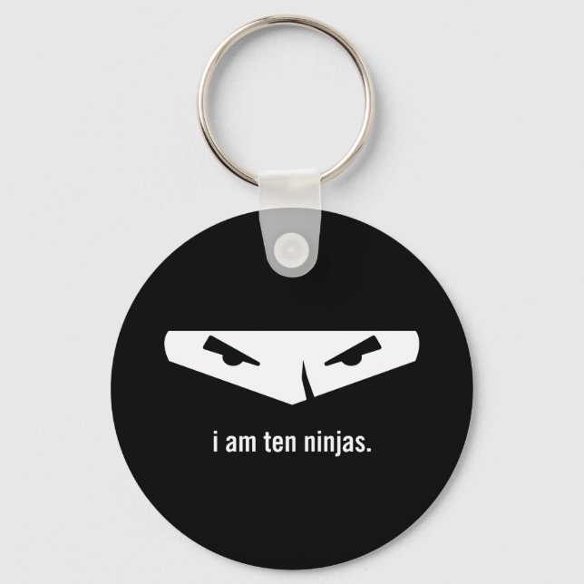 Chaveiro eu sou dez ninjas (Frente)