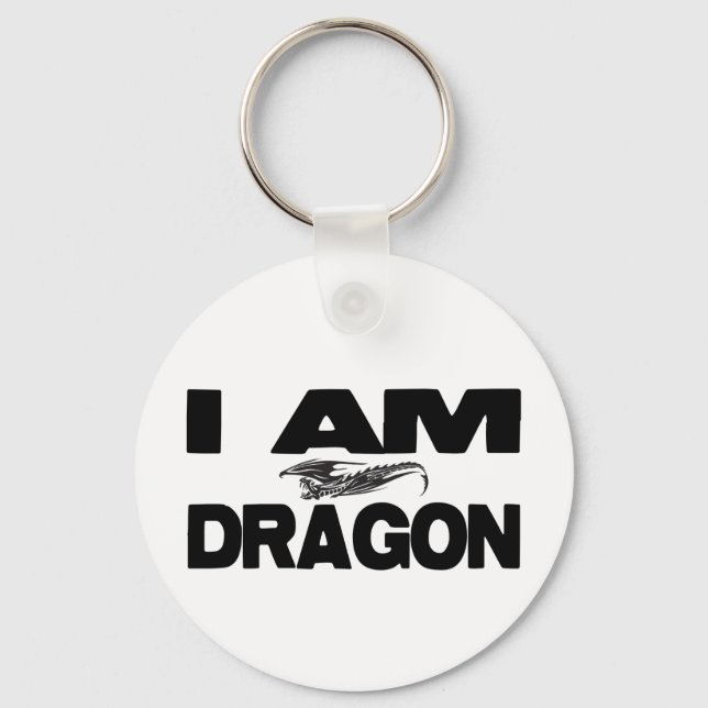Chaveiro Eu Sou Dragão (Frente)