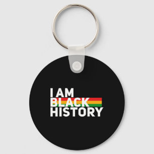 Chaveiro Eu Sou História Negra Celebrando o Mês da História