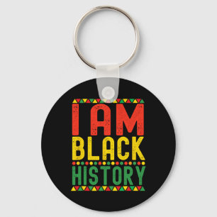 Chaveiro Eu Sou História Negra Mês da História Afro-America