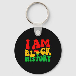 Chaveiro Eu Sou História Negra Mês da História Afro-America