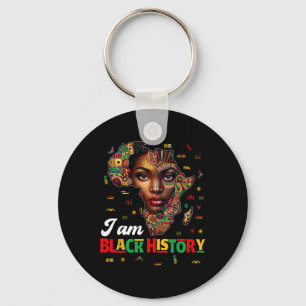 Chaveiro Eu Sou Mapa do Mês da História Negra África Orgulh