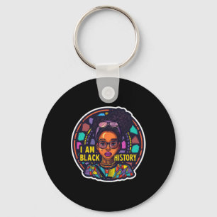 Chaveiro Eu Sou Mês da História Negra Orgulho Africano Punh
