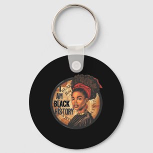 Chaveiro Eu Sou Mês da História Negra Orgulho Africano Punh