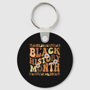 Chaveiro Eu Sou Mês da História Negra Orgulho Afro-American