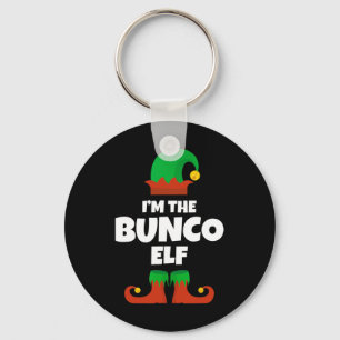 Chaveiro Eu Sou O Elfo Bunco Família Pijama Natal Divertido