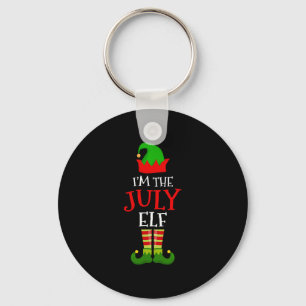 Chaveiro Eu sou o "Julho Elf Matching Family Christmas" em