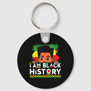 Chaveiro Eu Sou o Mês da História Negra Meninos Afro Afro-A